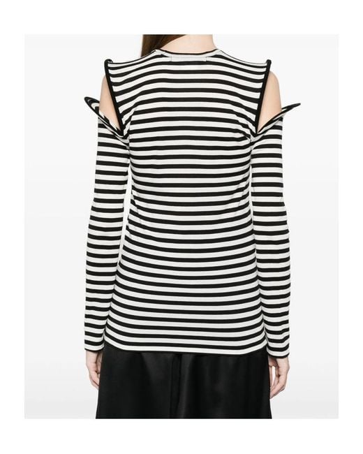 Junya Watanabe Black Long-Sleeve T-Shirt
