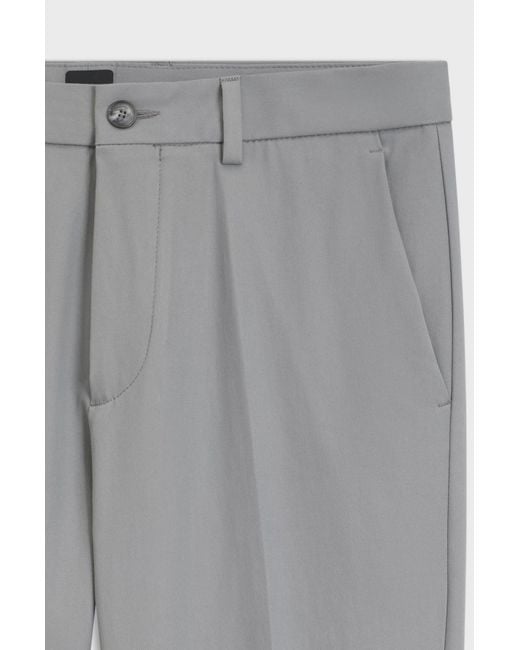 Boss Gray Belt Loop Casual Pants for men