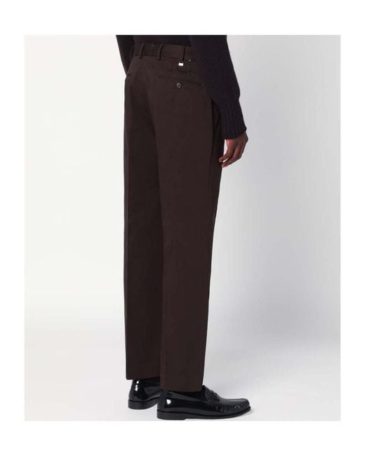 Pt Pantaloni Black Pt Torino Classic Tailored Pants for men