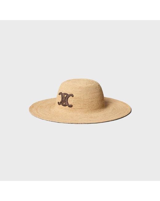 Céline White Triomphe Hat