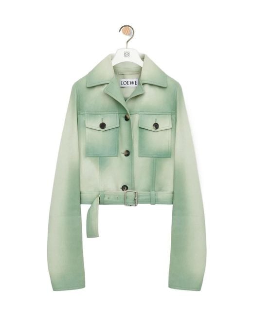 Loewe Green Long-Sleeved Jacket