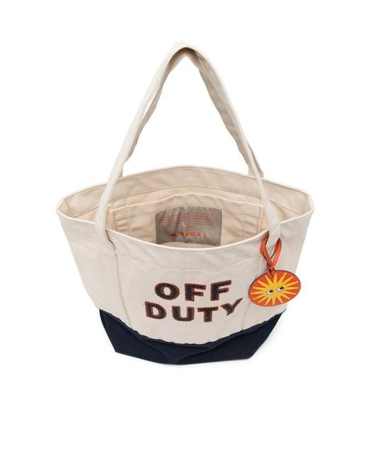 Anya Hindmarch White Top-Handle Tote Bag