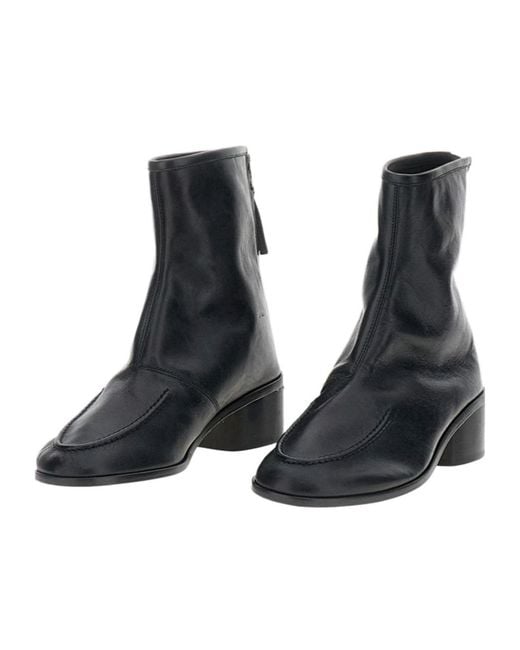 Hereu Black Juliol Zipped Ankle Boots