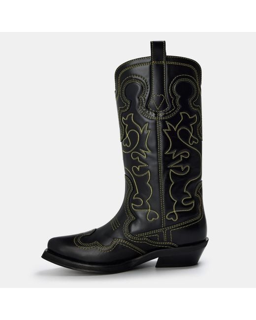 Ganni Black Versatile Boots