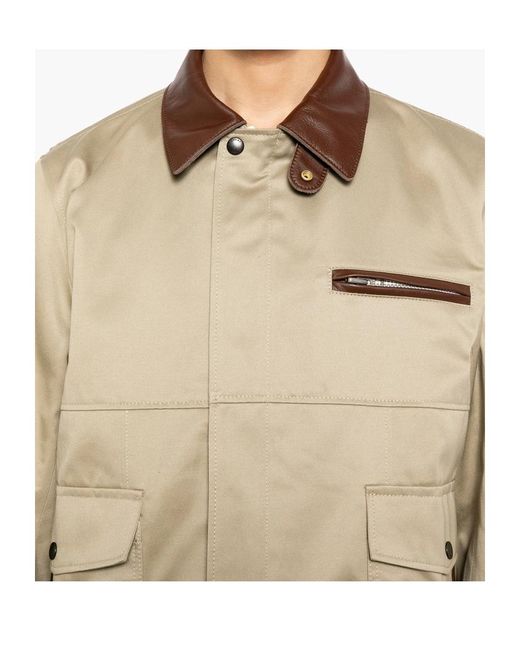 Sacai Natural Chino Blouson for men
