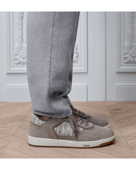 Dior Gray B27 Uptown Low-Top Sneaker for men