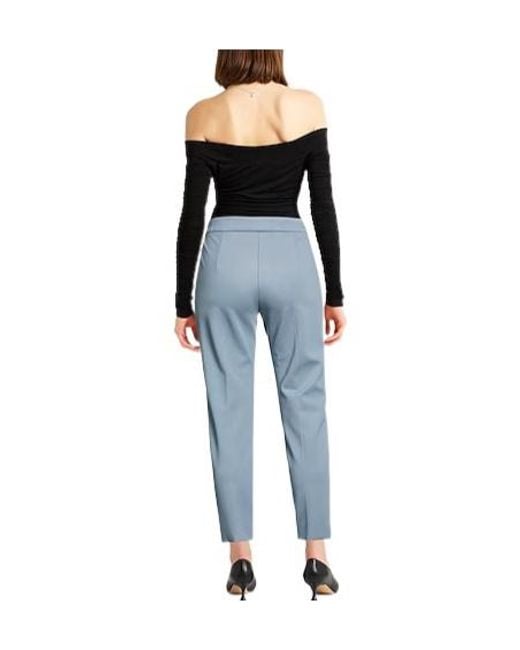 Max Mara Blue Slim-Fit Trousers