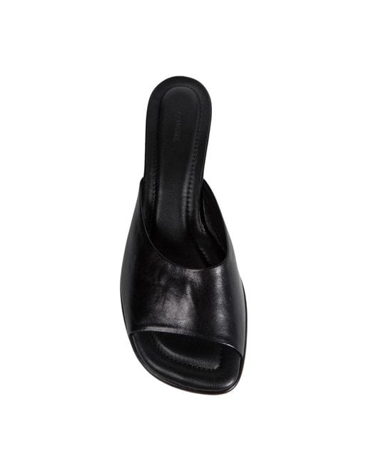 Lemaire Black Heeled Sandals