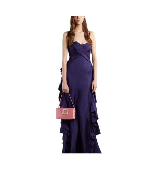 Roger Vivier Pink Buckle-Detail Shoulder Bag