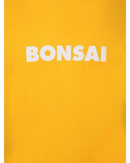 Bonsai Yellow Regular Logo T-Shirt for men