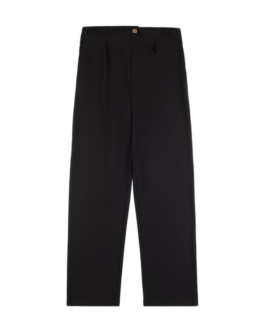 Fay Black Straight Leg Pants
