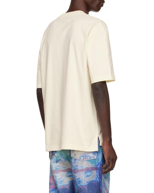 Ambush White Logo Patch Crewneck T-Shirt for men