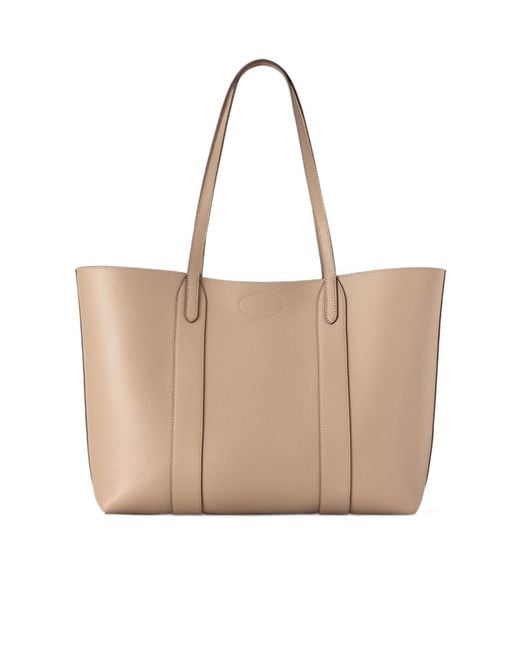 Mulberry Natural Bayswater Small Top Handle Bag