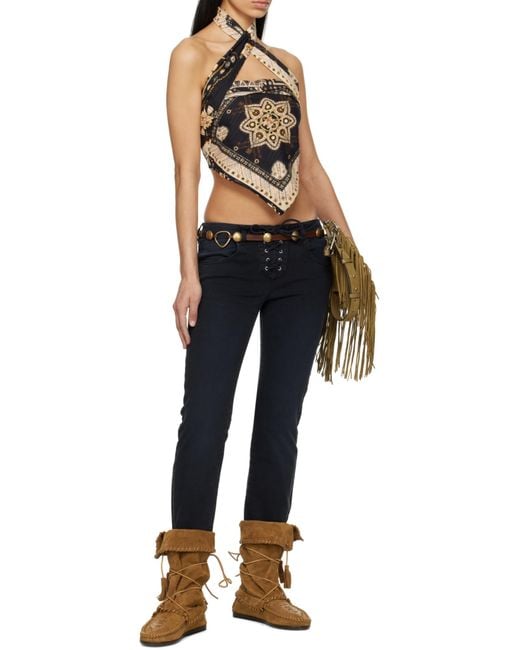 Isabel Marant Brown Tassel Detailed Boots