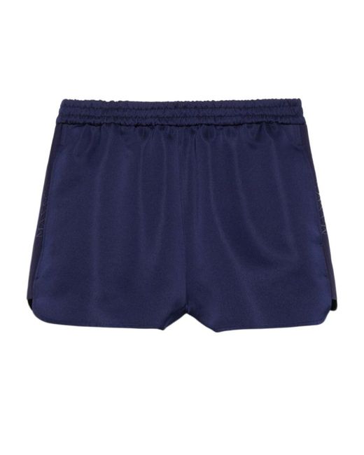 MAX&Co. Blue Duchesse Satin Shorts