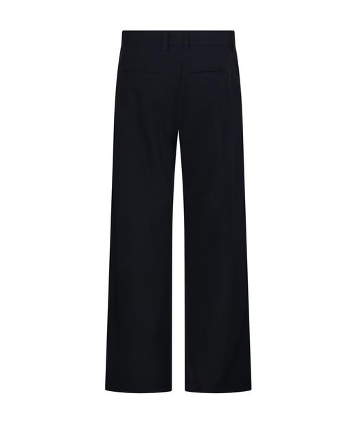 Max Mara Blue 'S Smmgela Wide Leg Pants