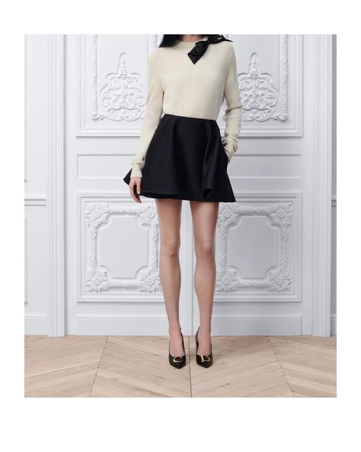 Dior White Cropped Sweater