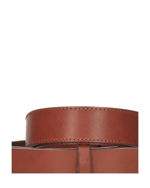 Orciani White Logo Belt for men