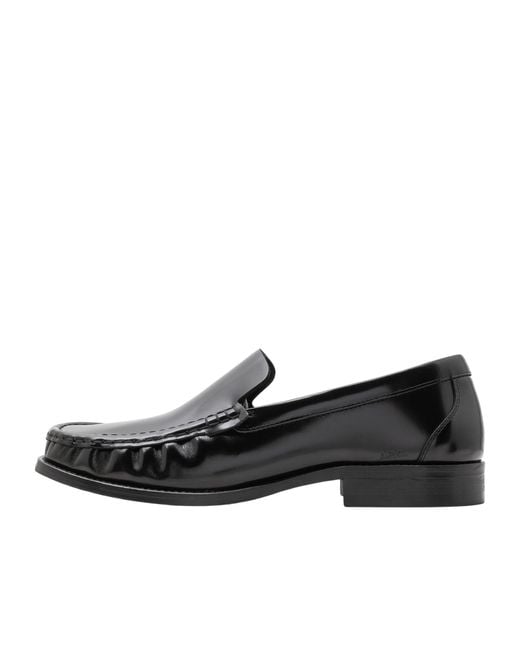 A.P.C. Black Square-Toe Formal Business Shoes for men