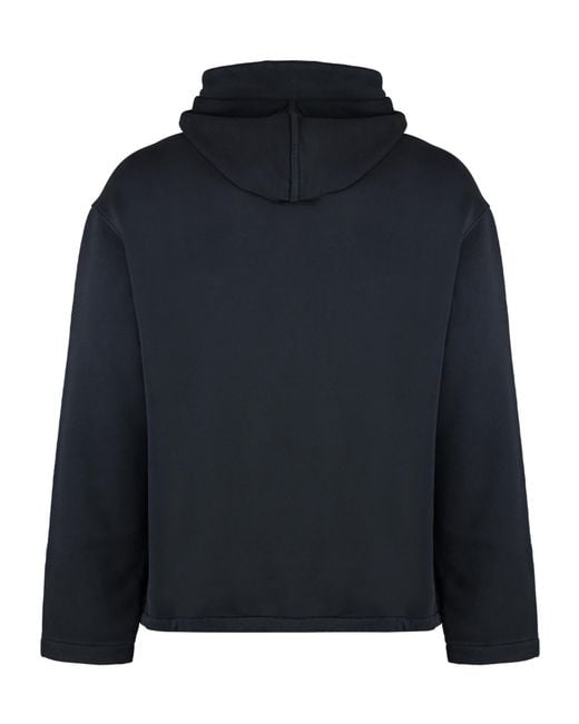 C P Company Blue Half Zip Pullover Sweater for men