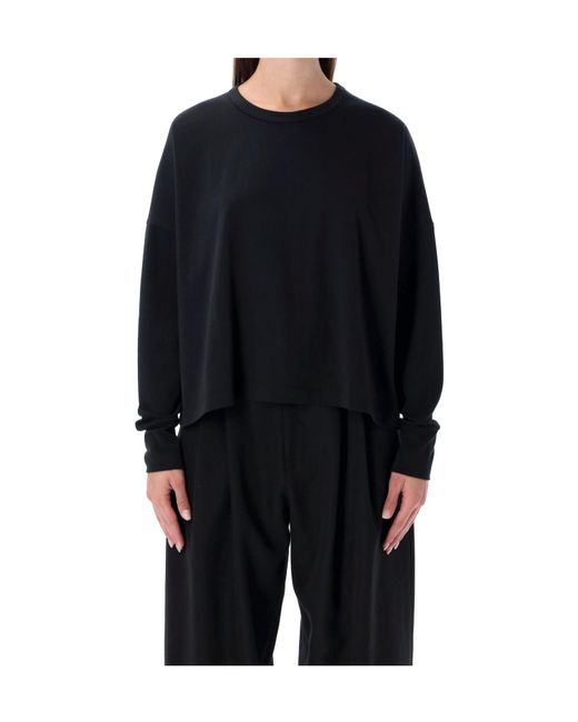 Studio Nicholson Blue Loop Oversized Long Sleeve Top