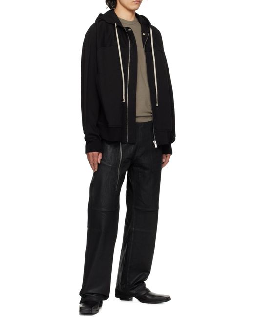 Rick Owens Gray Belt Loop Casual Pants for men