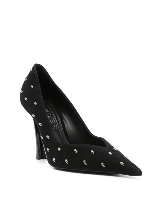 Mugler Black 95Mm Fang Pumps
