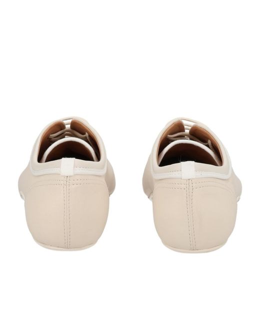 Dries Van Noten Natural Split-Toe Flat Shoes
