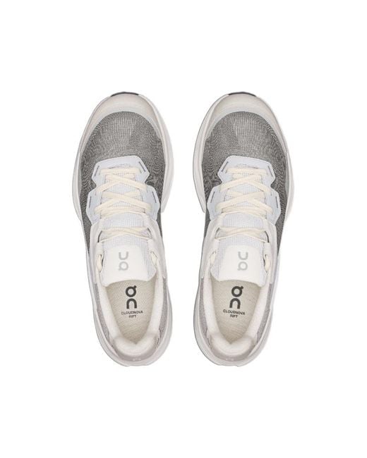 On Shoes Gray Cloudnova Rift for men