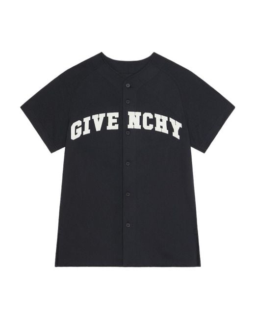 Givenchy Black College Baseball Shirt for men