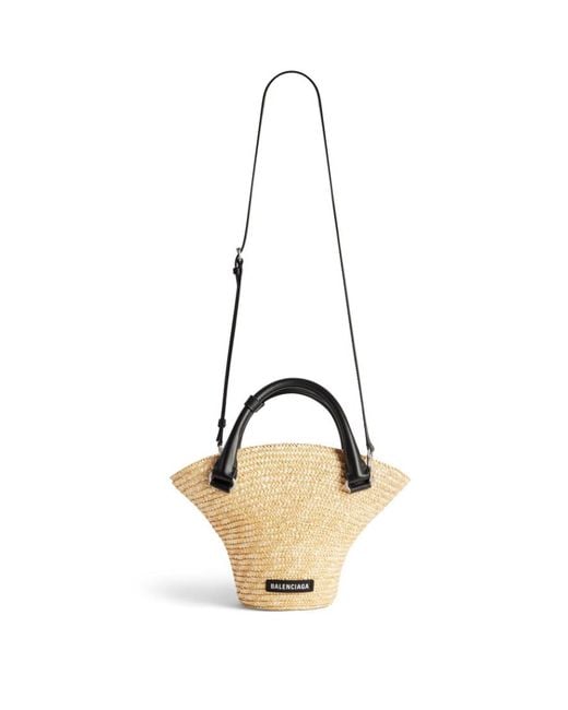Balenciaga Metallic Beach Mini Tote Bag