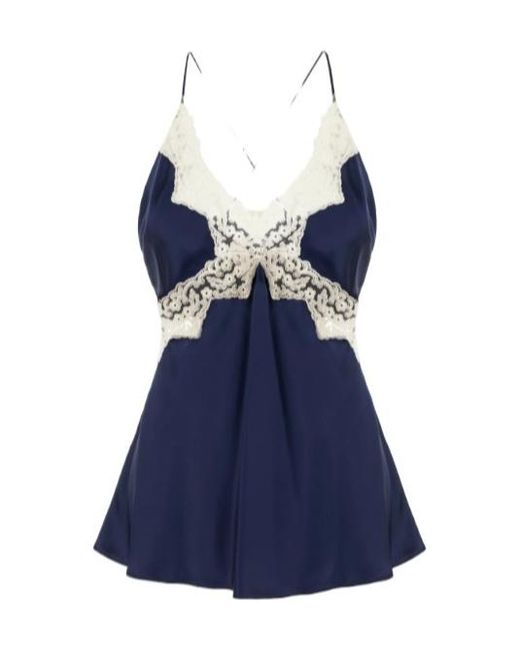 Alberta Ferretti Blue Thin Shoulder Straps