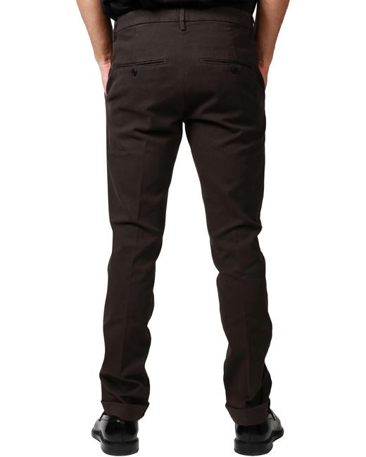Dondup Black Gaubert Button Trousers for men