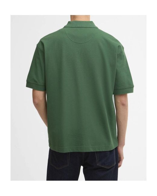 Barbour Green Hexham Polo Shirt for men