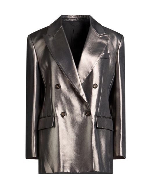 Brunello Cucinelli Black Classic Single- Blazer