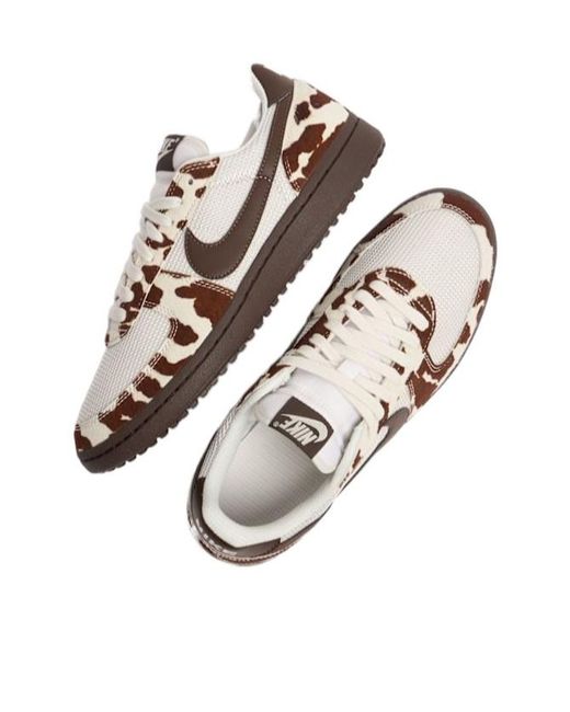 Nike Brown Laceup Casual Shoes