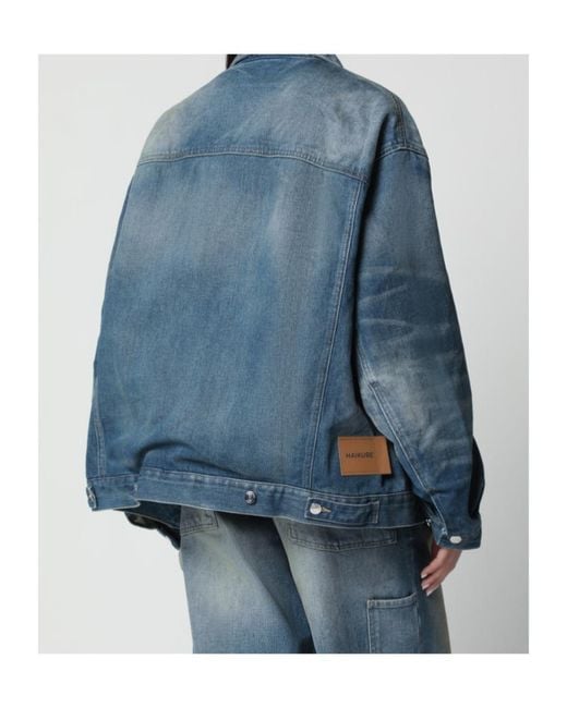 Haikure Blue Janet Faded Denim Jacket
