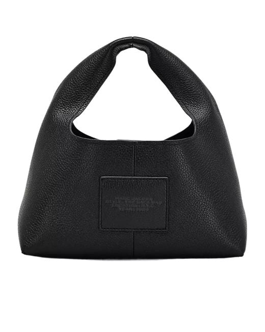 Marc Jacobs Black The Mini Logo Patch Sack Bag