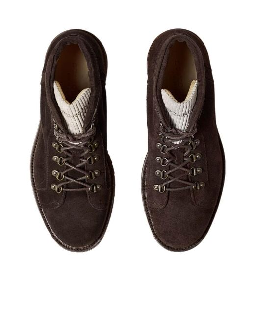 Scarosso Brown Theodorebootmocsued for men