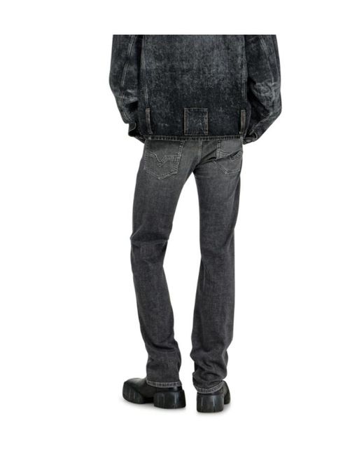DIESEL Gray 1985 Larkee Straight-Leg Jeans for men