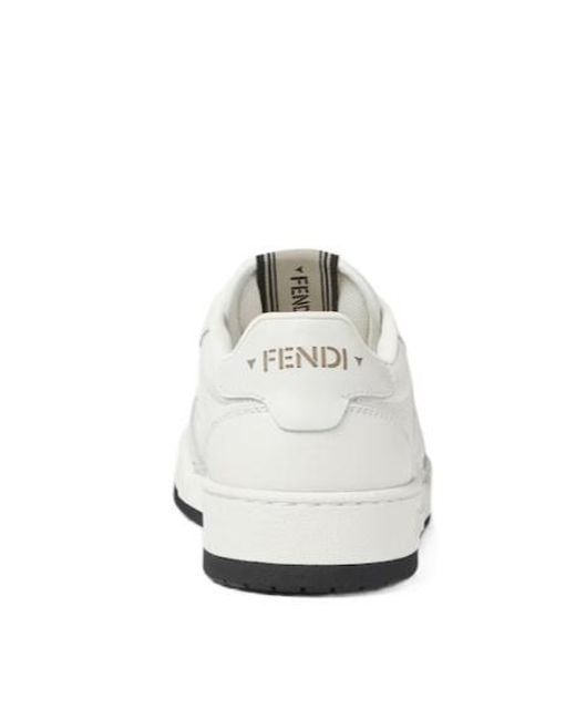 Fendi White Match Trainers