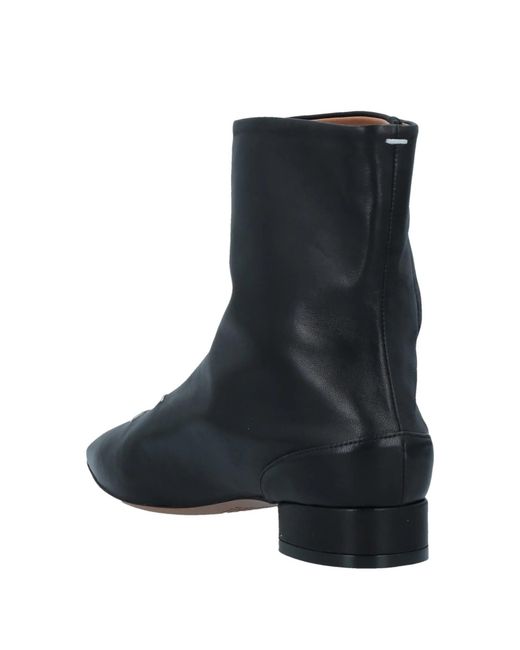 Maison Margiela Black Leather Ankle Boot