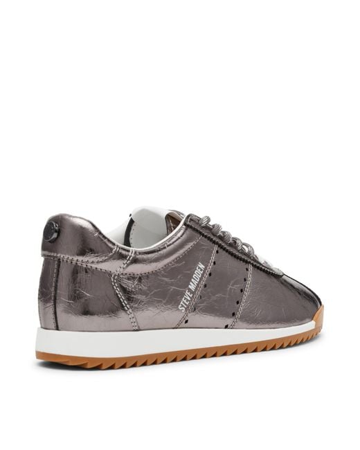 Steve Madden Gray Metallic Casual Shoes