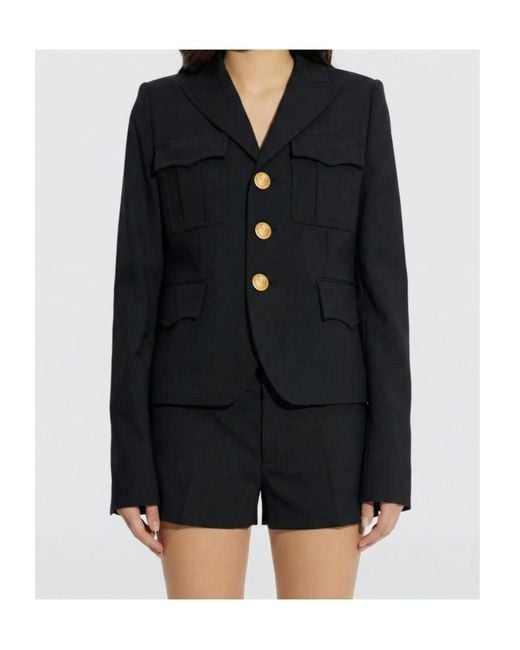 DSquared² Black Button-Up Blazer