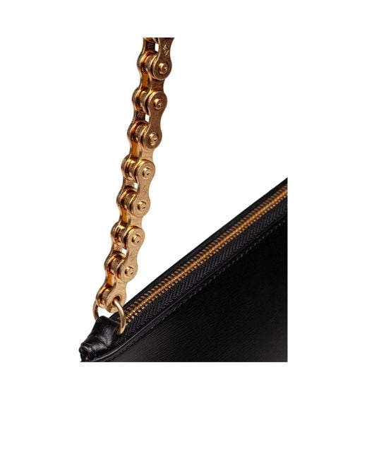 Off-White c/o Virgil Abloh Black Jitney Flat Armpit Bag