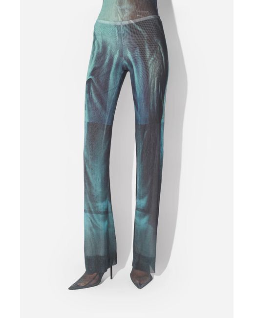 Jean Paul Gaultier Blue The Water Pants