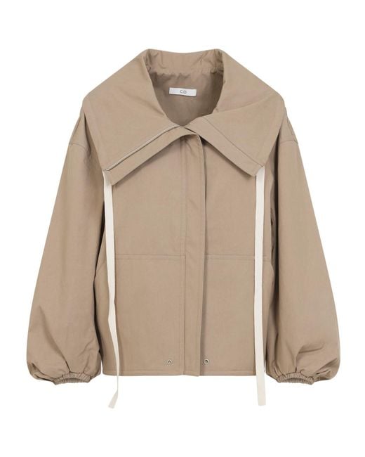 Co. Natural Rolled Llar Jacket