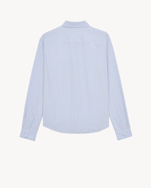 Saint Laurent Blue Shirt Rayee