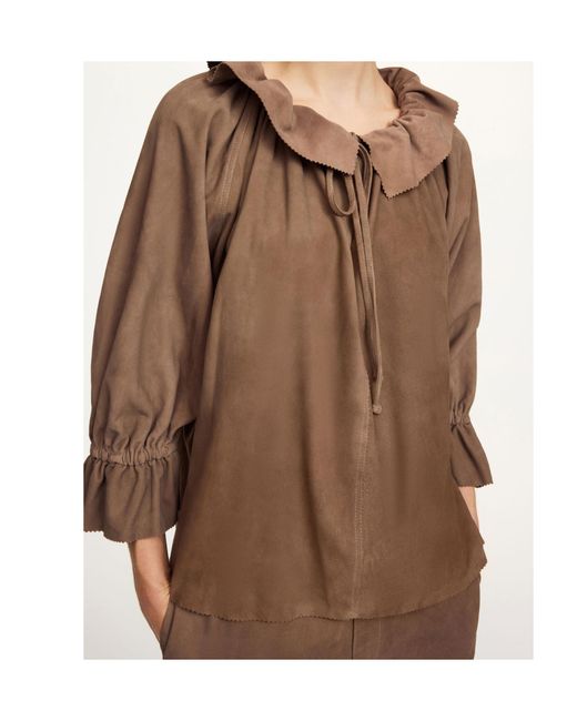By Malene Birger Brown Dicte Blouse