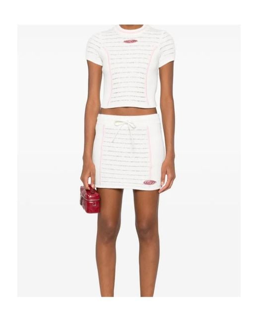 Casablanca White Trim Knit Top